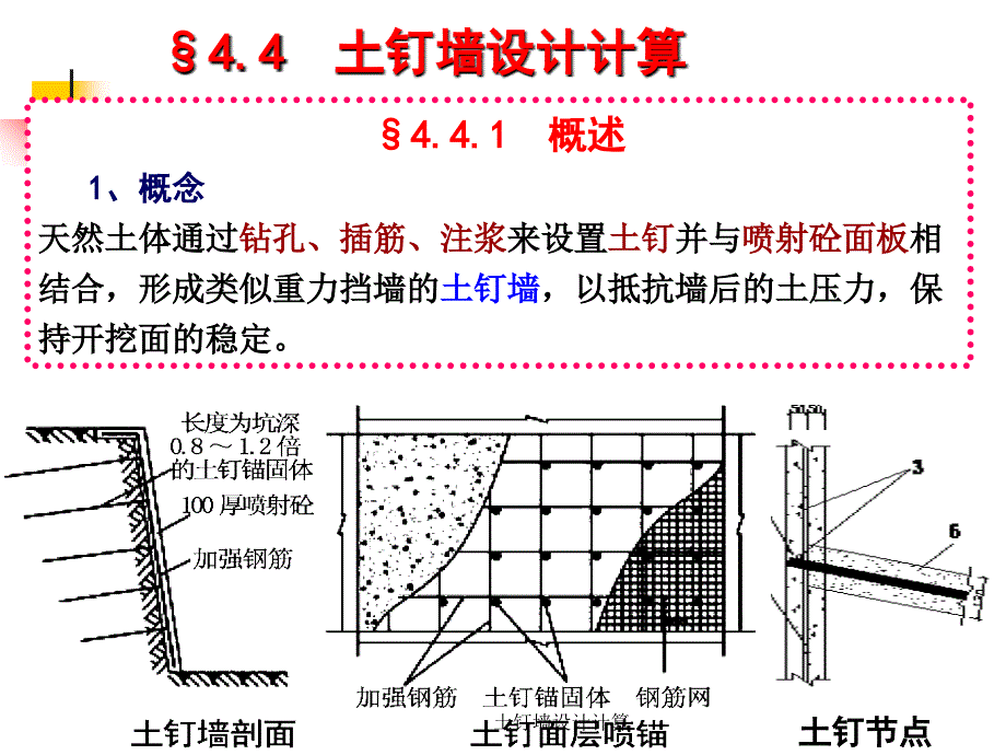 土钉墙设计计算课件_第2页