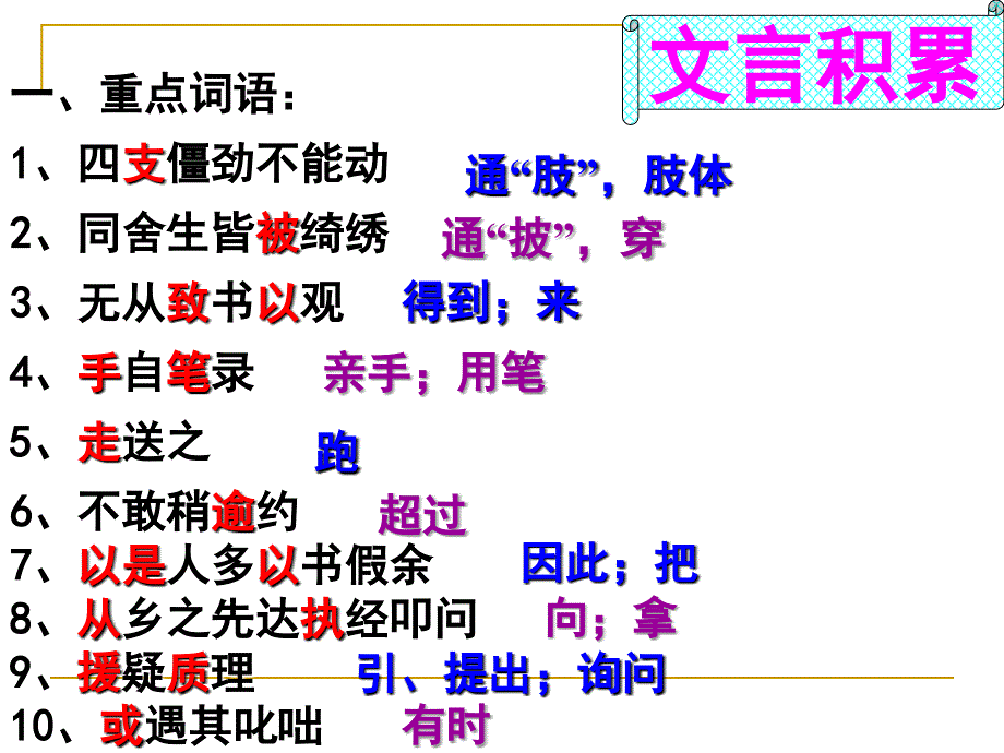 《送东阳马生序》知识点整理_第3页