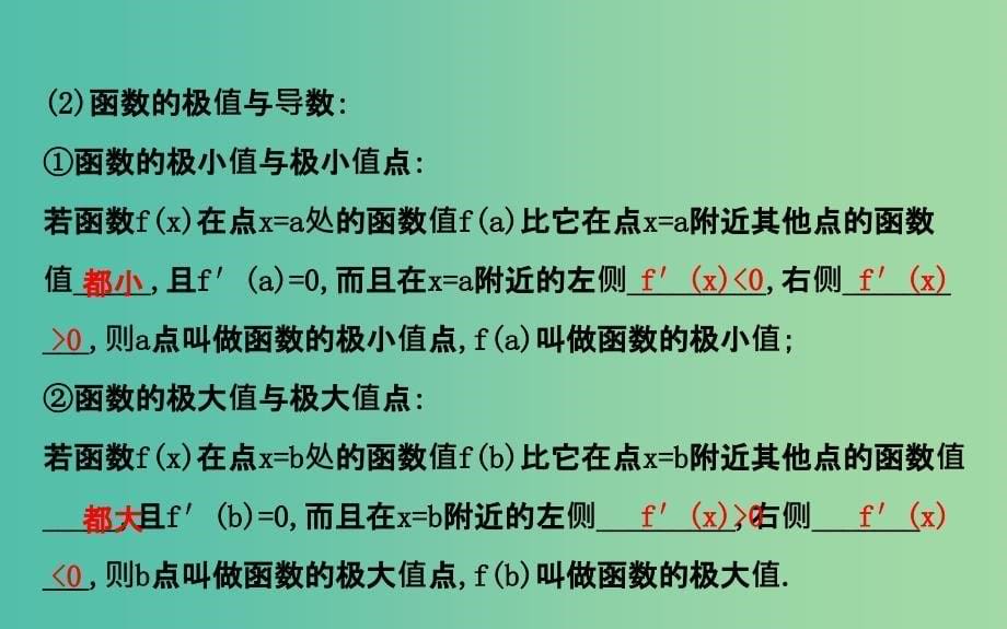 高考数学 2.11 导数在研究函数中的应用课件.ppt_第5页