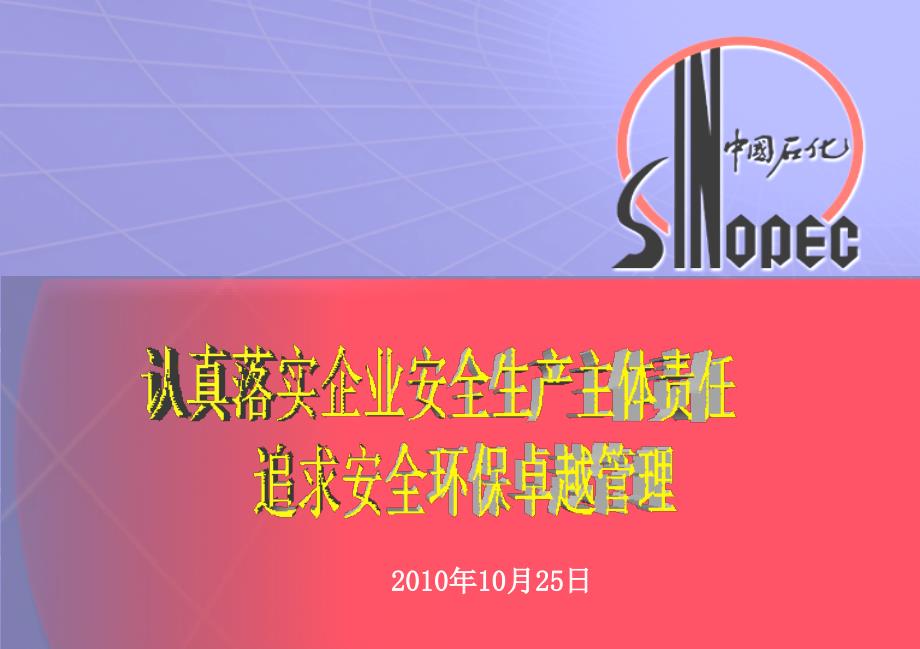 川维厂落实企业主体责任汇报提纲_第1页