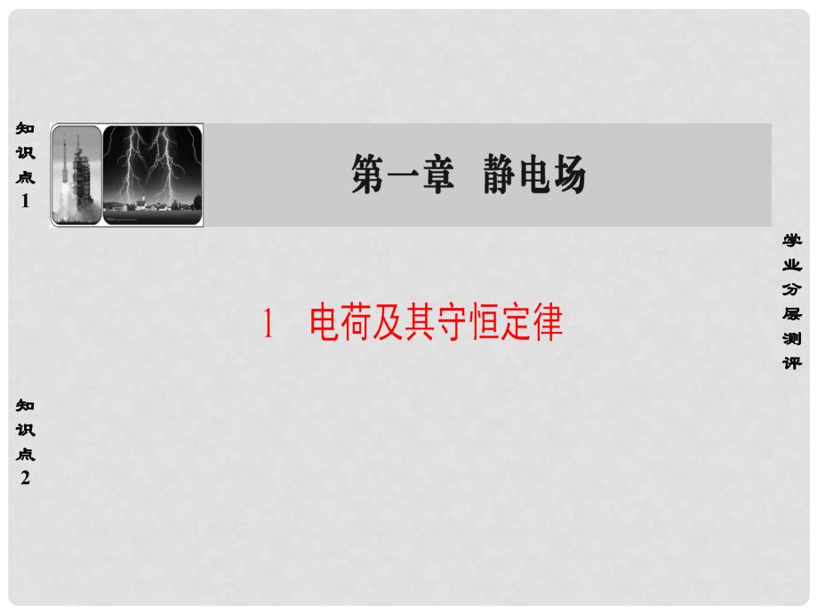 高中物理 第1章 静电场 1 电荷及其守恒定律课件 新人教版选修31_第1页