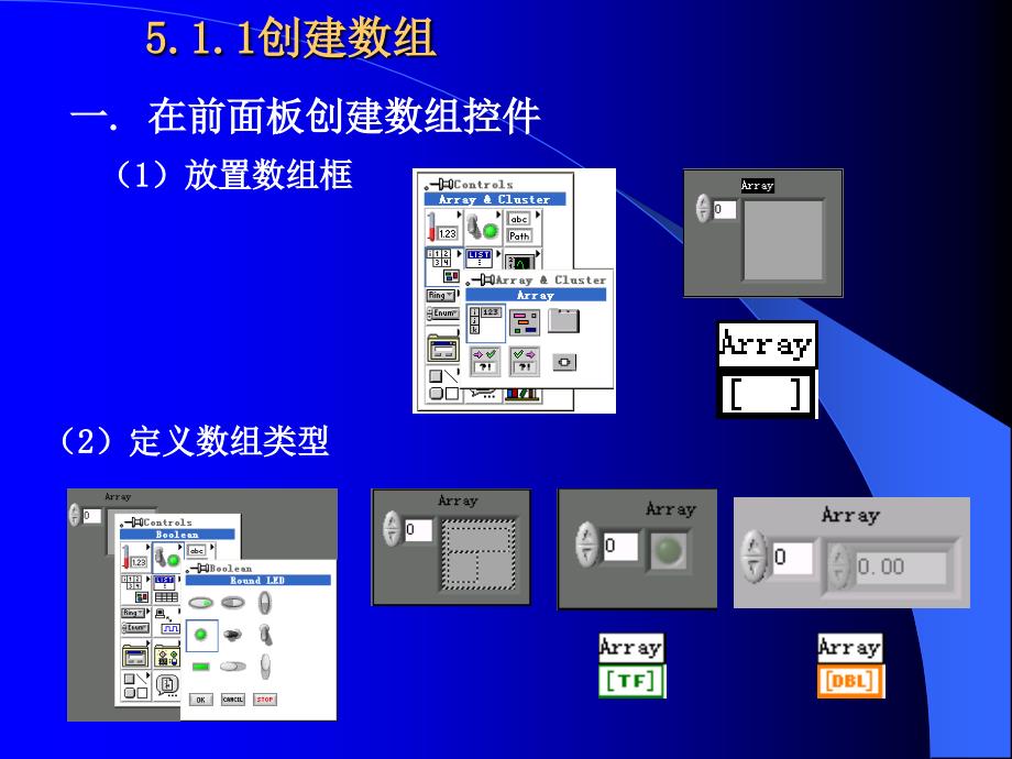 第5章--数组、簇和曲线图形_第4页