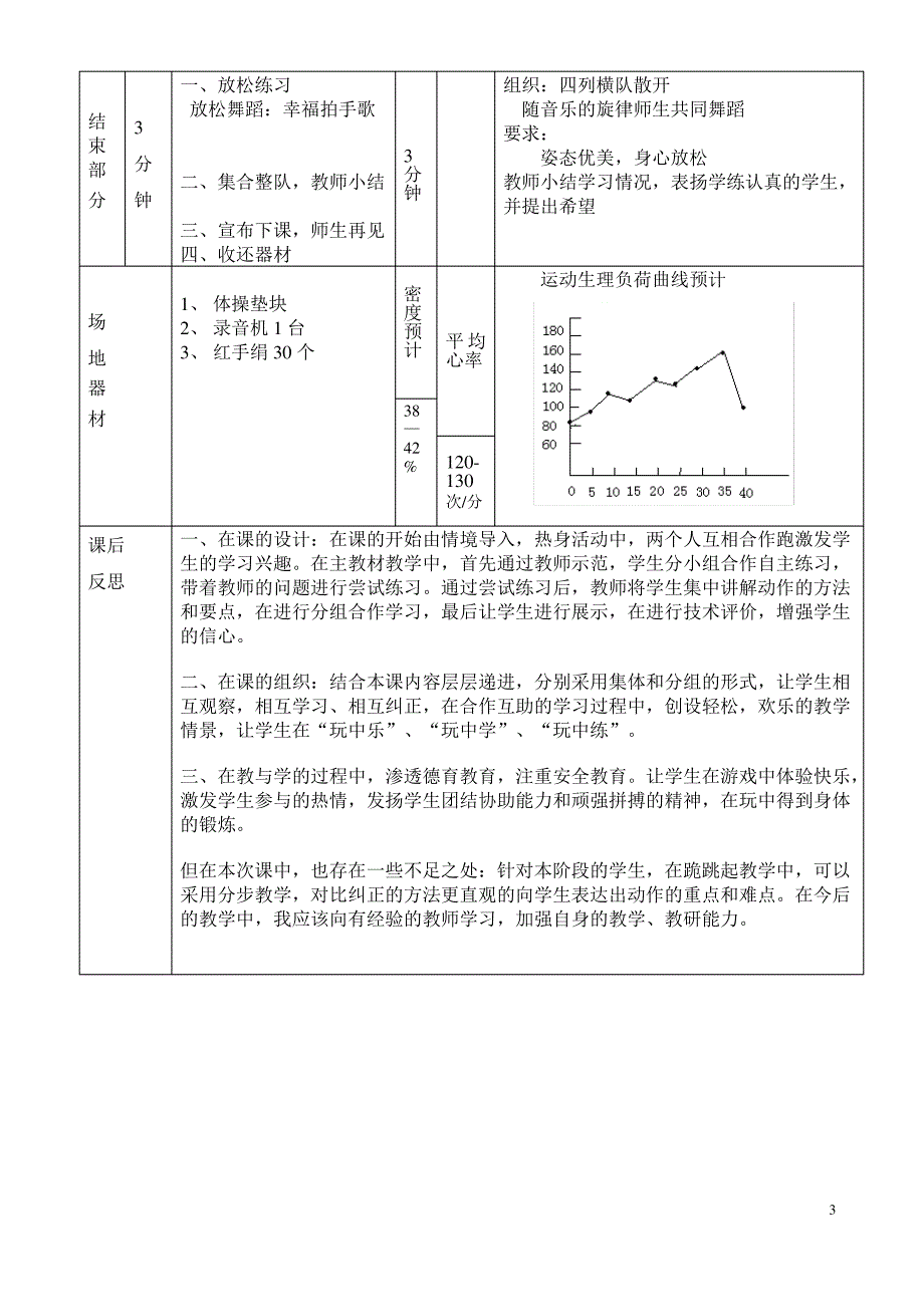 四年级体育-跪跳起教案_第3页