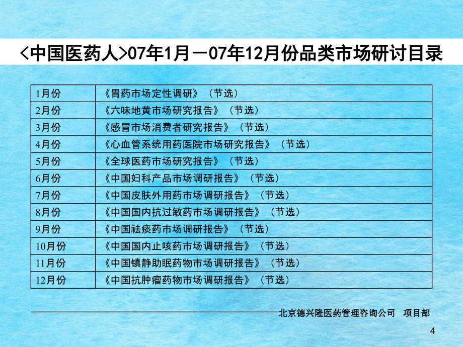 国内抗血栓药物市场研究报告ppt课件_第4页