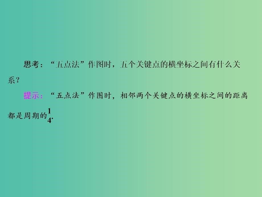 2020高考数学大一轮复习 第三章 三角函数、解三角形 第四节 函数f（x）＝Asin（ωx＋φ）的图象及应用课件 理 新人教A版.ppt_第5页