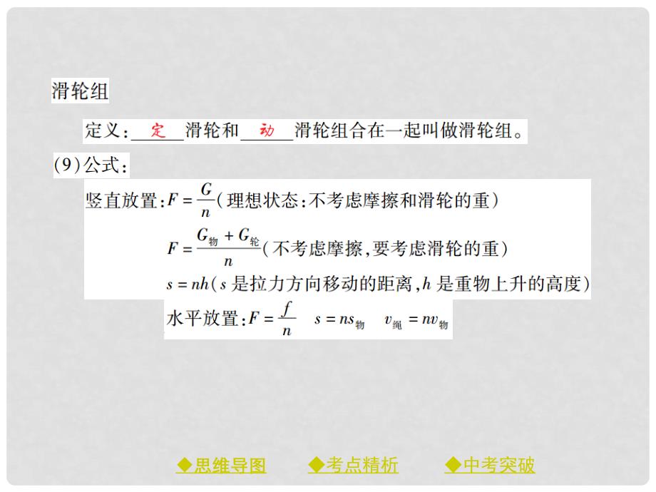 八年级物理下册 第十二章 简单机械章末整理与复习课件 （新版）新人教版_第4页