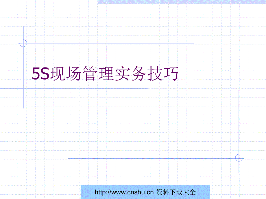 06-30_5S现场管理实务技巧--lilygaoz_第1页