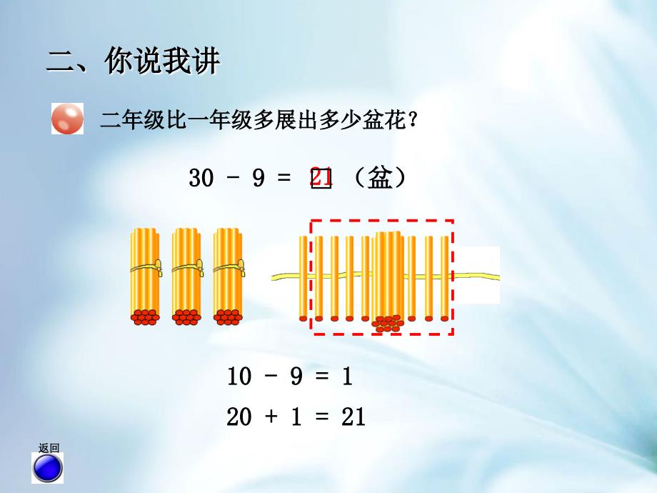 精品【青岛版】数学一年级下册：第5单元100以内数的加减法一ppt课件1_第4页