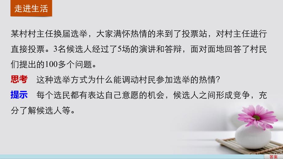 高中政治2.1民主奄投出理性一票课件新人教版必修_第2页