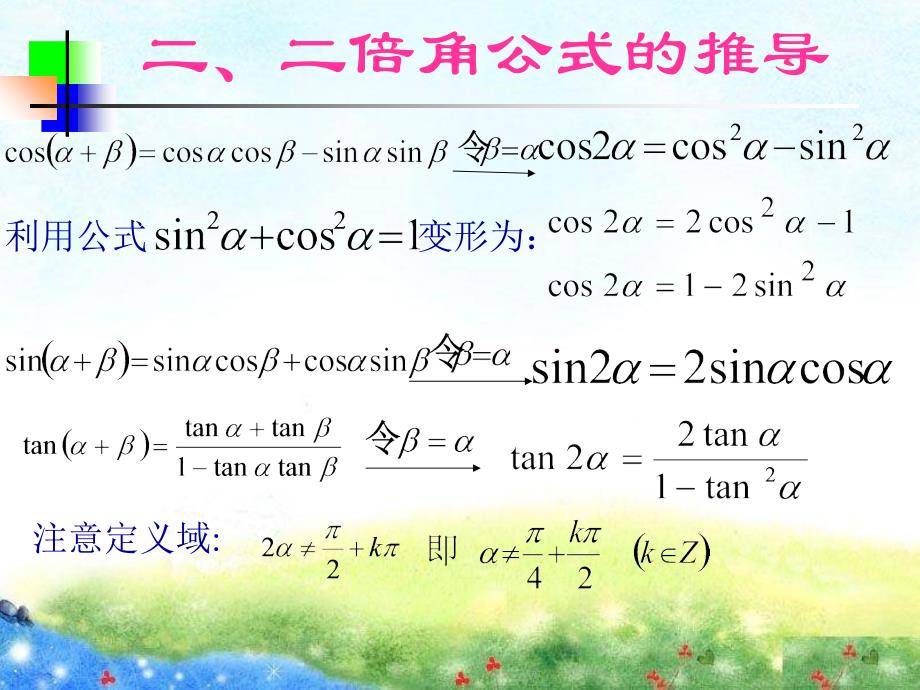 二倍角公式ppt课件_第4页