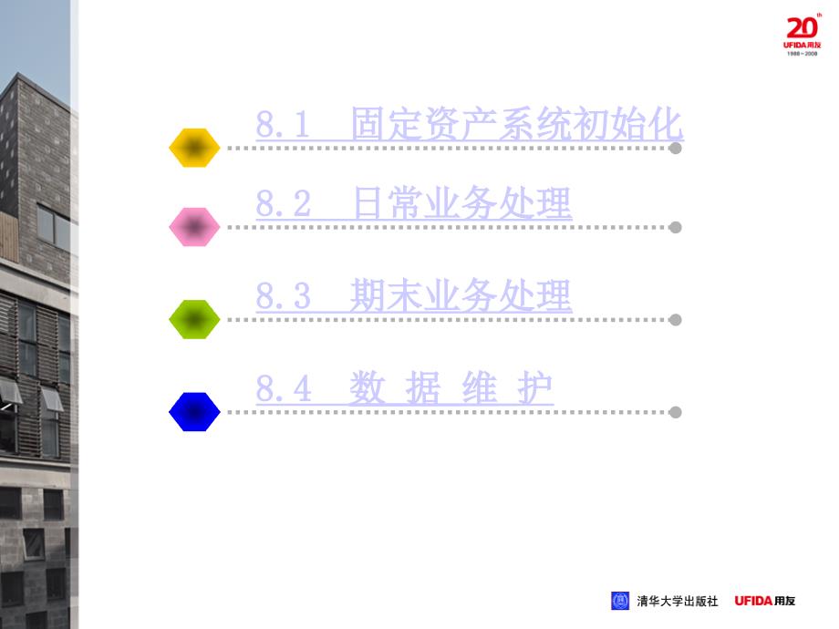 财务软件实用教程（用友ERP－U8‘52版） 第8章 固定资产_第3页