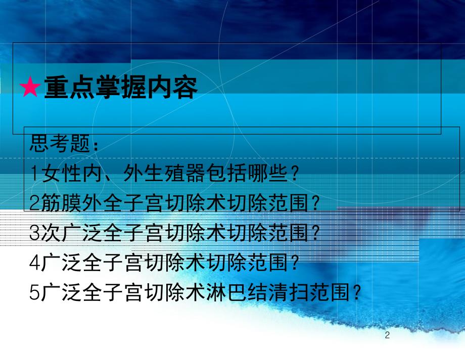 妇科肿瘤常见术式PPT课件_第2页