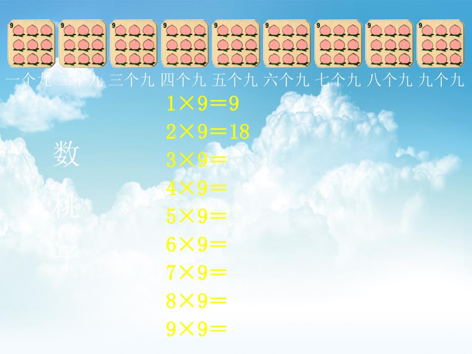 最新【青岛版】数学二年级上册：第4单元9的乘法口诀参考课件_第3页