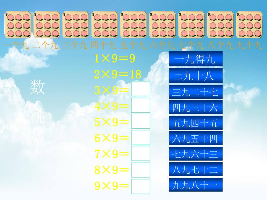 最新【青岛版】数学二年级上册：第4单元9的乘法口诀参考课件_第4页