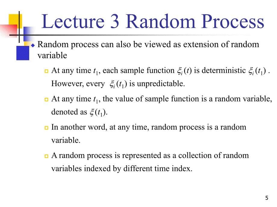 通信原理英文版教学课件：Lecture 3 Random Process_第5页