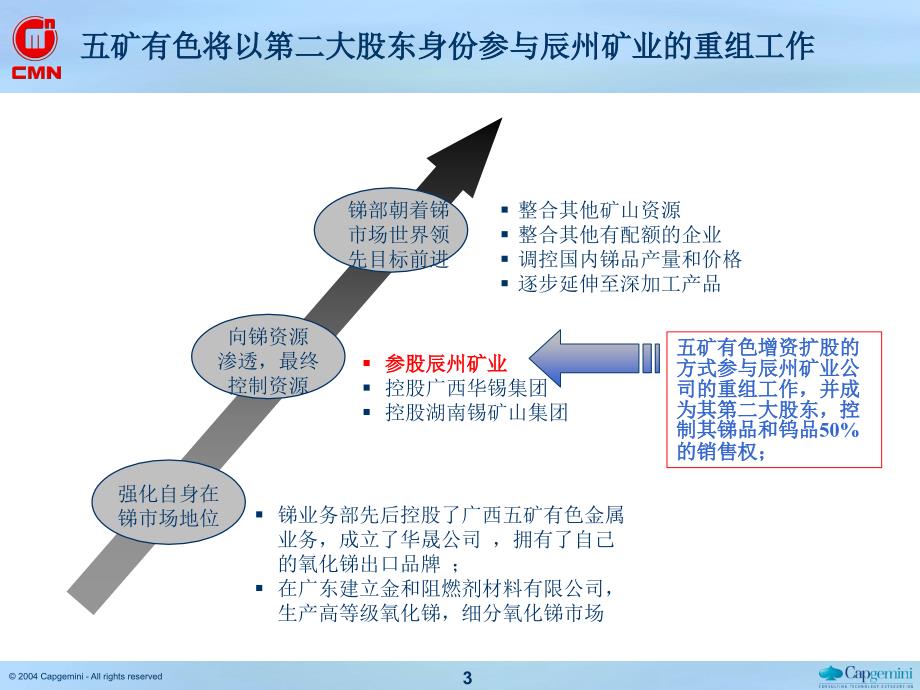 凯捷—五矿有色锑整合项目—财务预测五矿有色参股辰州矿业项目可行性研究报告_第3页