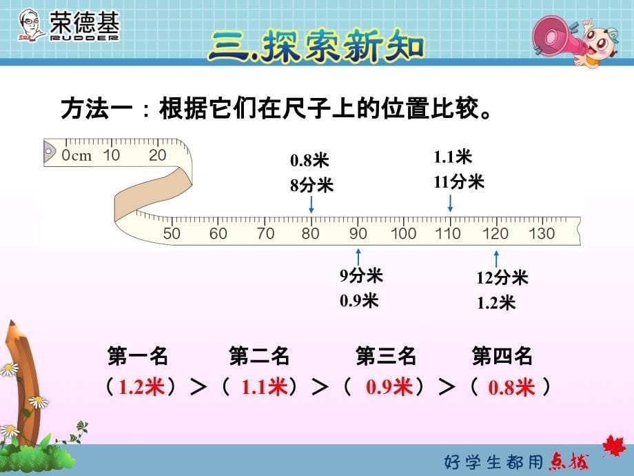 人教版三下数学第七单元第2课时小数的大小比较_第5页