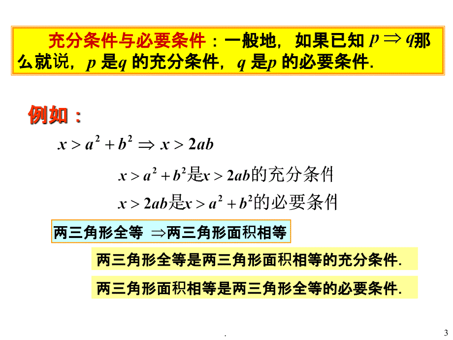 充分条件与必要条件李用ppt课件_第3页