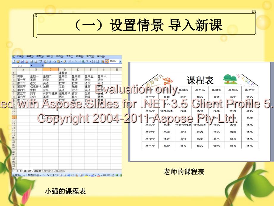 课工作表的格式化与打印.ppt_第2页