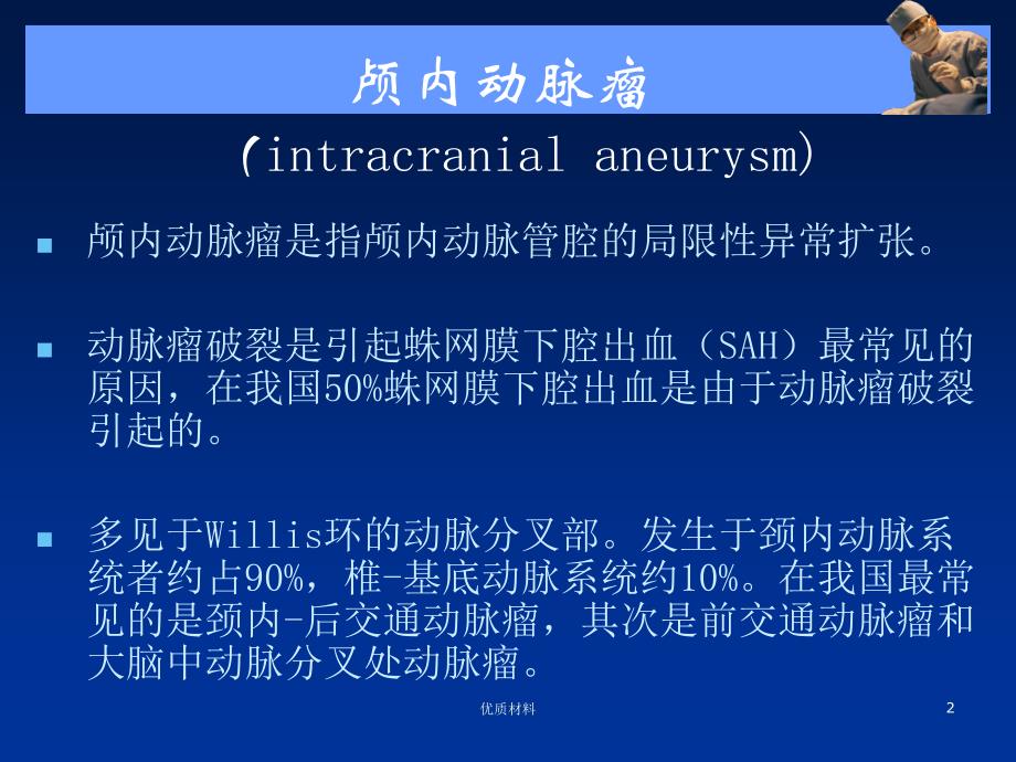 动脉瘤的影像诊断.优质借鉴_第2页