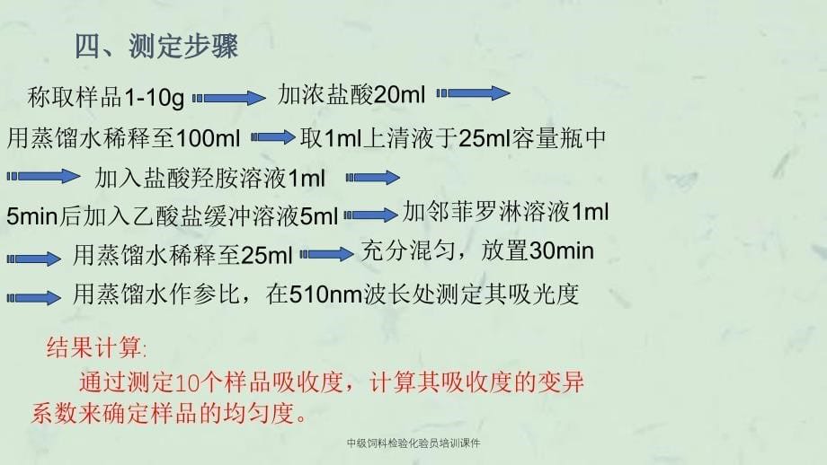 中级饲料检验化验员培训课件_第5页