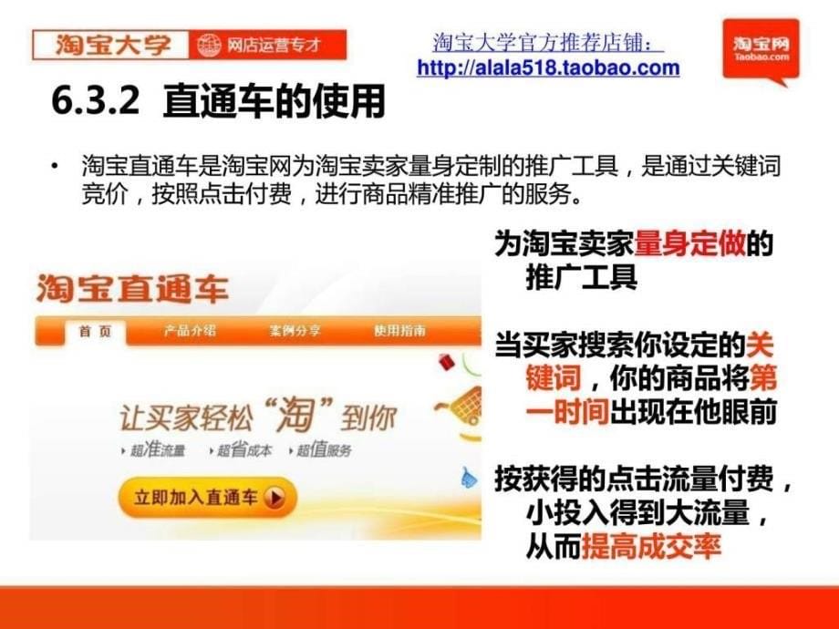 全最新淘宝大学网店运营专才培训第6章3网店推广_第5页