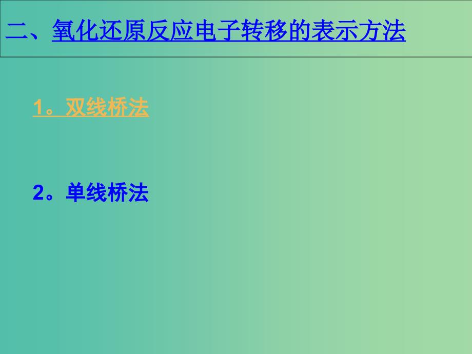 辽宁省北票市高中化学 第二章 化学物质及其变化 2.3 氧化还原反应（第二课时）课件 新人教版必修1.ppt_第3页