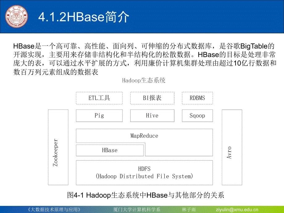 Chapter4厦门大学林子雨大数据技术原理与应用第四章分布式数据库HBase_第5页