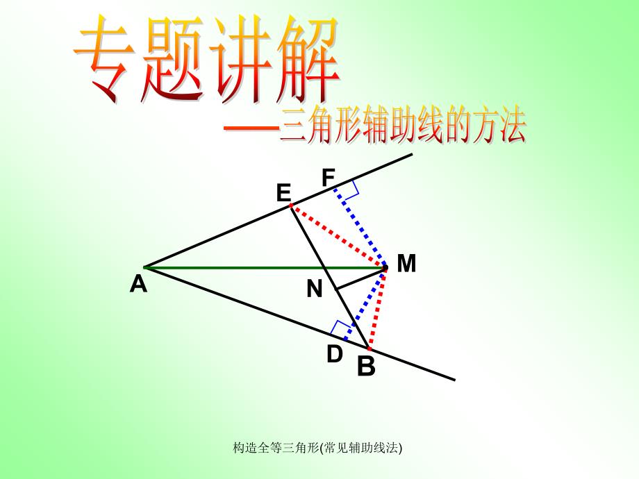 构造全等三角形(常见辅助线法)_第1页