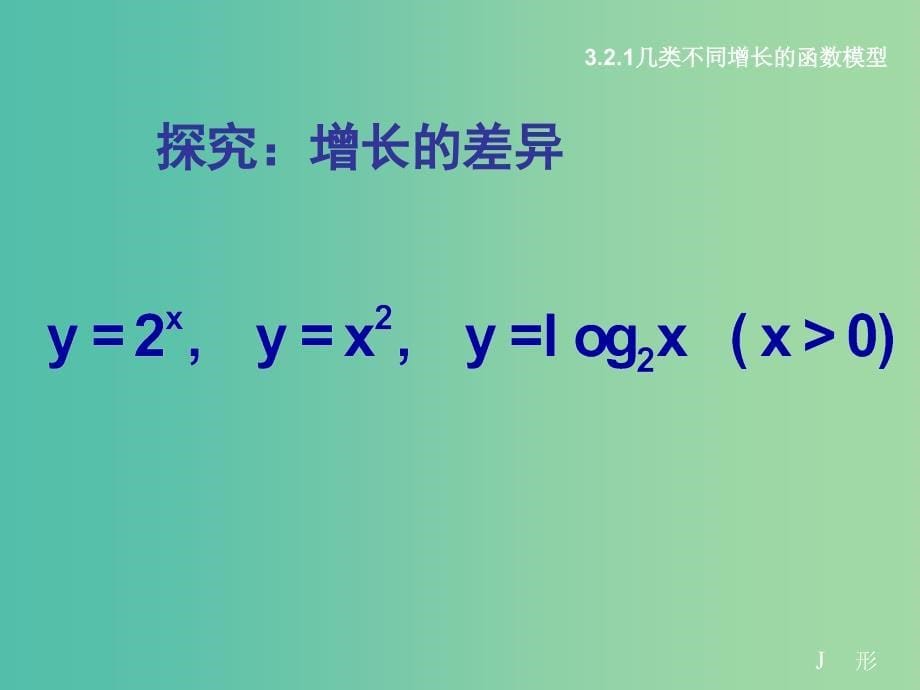 高中数学 3.2.1几类不同增长的函数模型课件2 新人教A版必修1.ppt_第5页