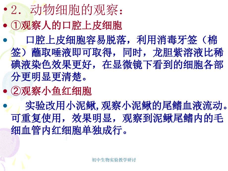 初中生物实验教学研讨课件_第4页