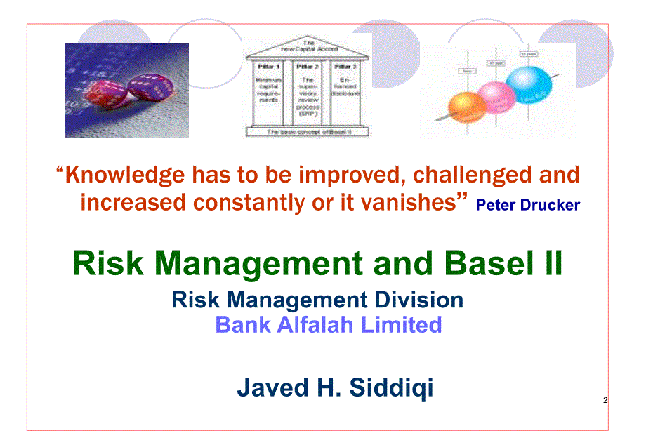 Risk Management and Basel II PowerPoint_第2页