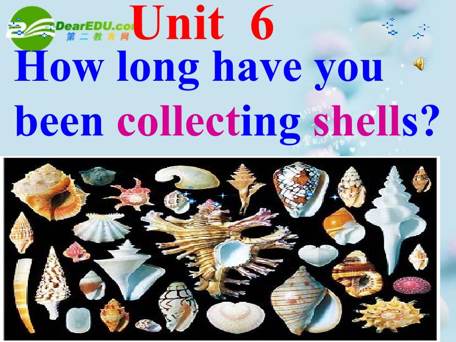 八年级英语unit6Howlonghaveyoubeencollectingshells课件人教版_第1页