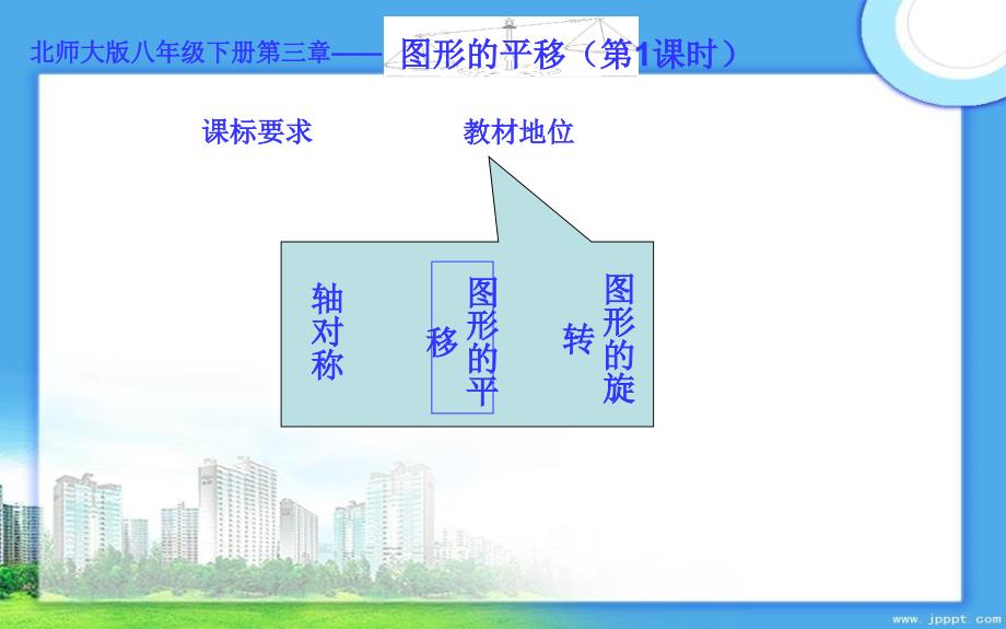 八年级数学上册3.1生活中的平移第1课时说课课件北师大版课件_第3页