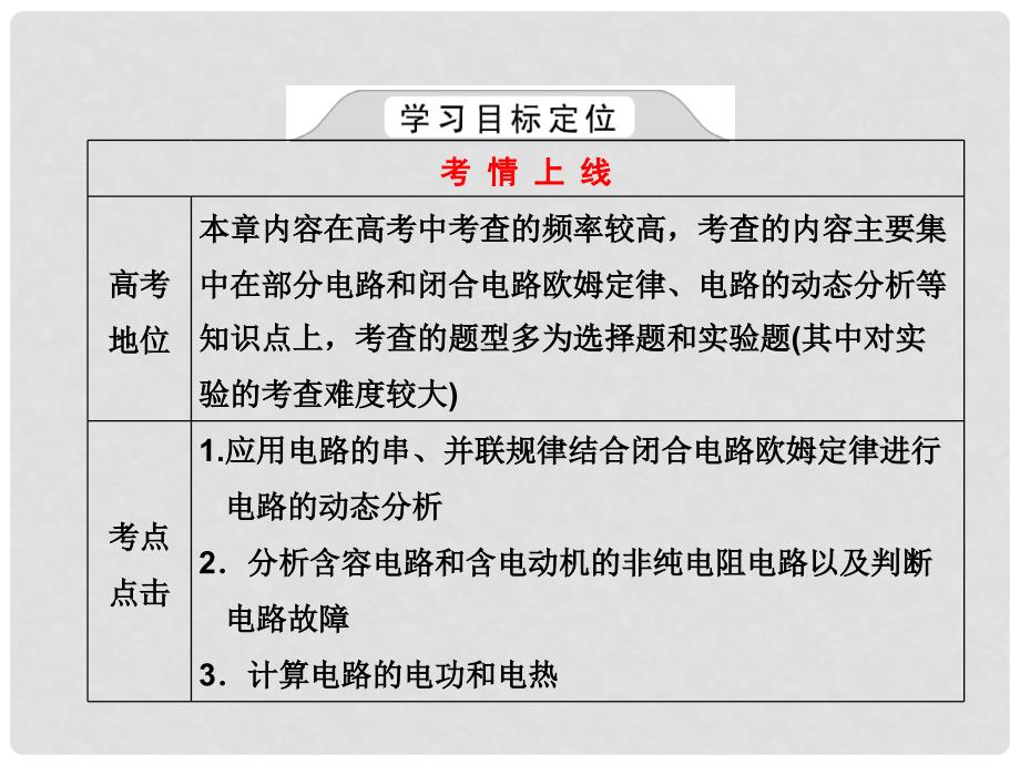 高考物理一轮复习 第七章第1单元电流、电阻、电功、电功率课件 新人教版（安徽 北京专版）_第4页