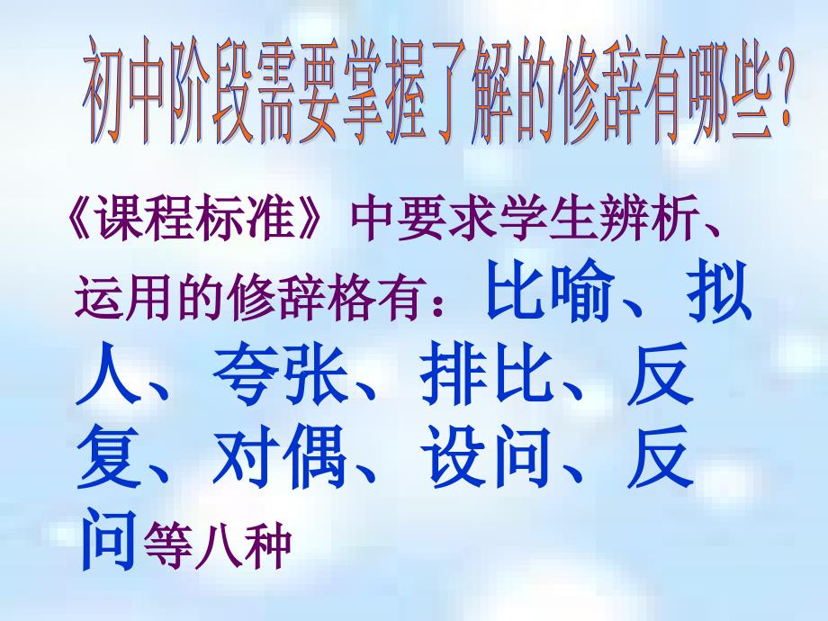 2012年中考语文复习课件修辞手法 (2)_第2页