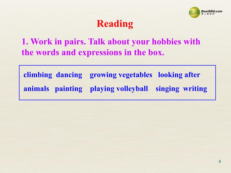 八年级英语下册 Module 6 Hobbies Unit 2 Hobbies can make you grow as a person课件 (1)_第4页