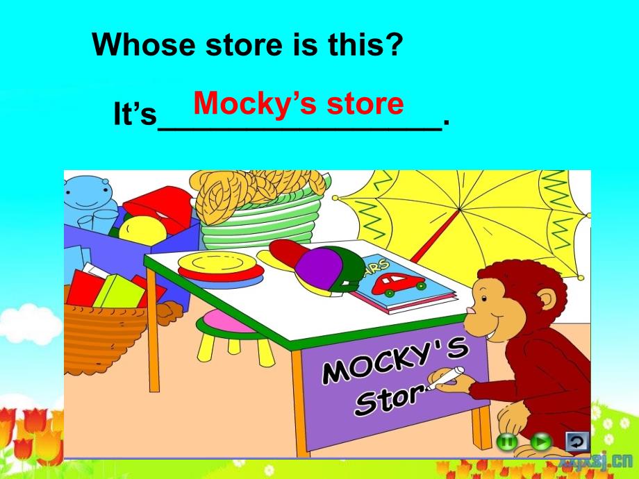 三年级下册英语课件-Unit 10 Mocky’s store (3) 北师大版(共17张PPT)_第4页