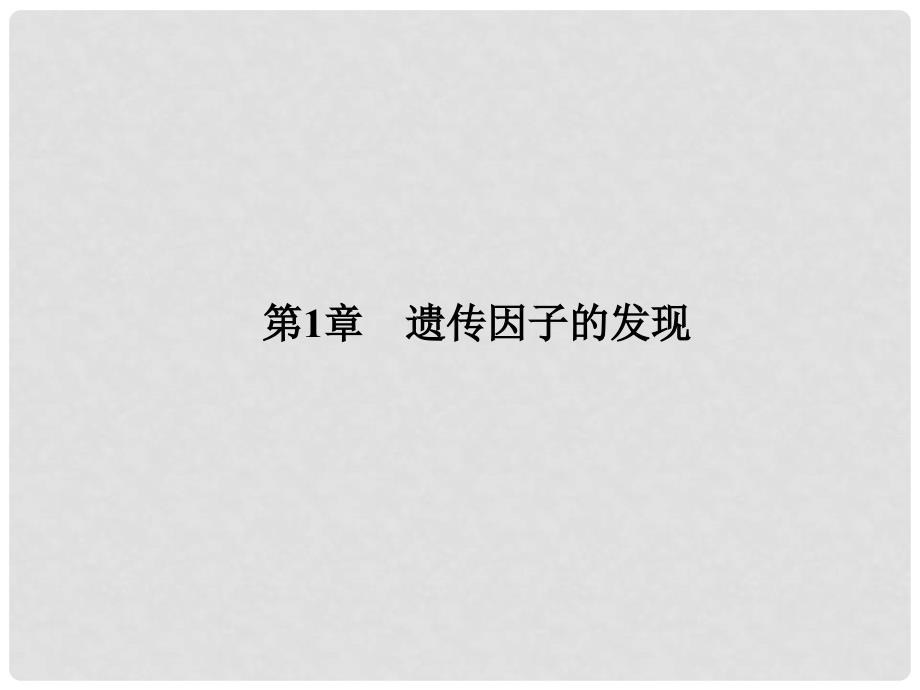 高考生物一轮总复习 第十六课时 孟德尔的豌豆杂交实验（1）课件 新人教版必修2_第2页