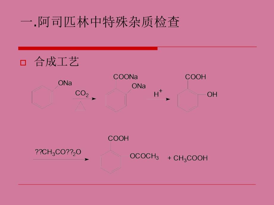 阿司匹林中特殊杂质检查ppt课件_第2页