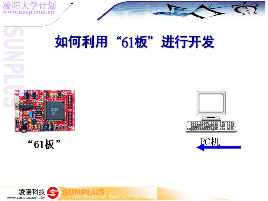 凌阳16位嵌入式单片机教程161板说明PPT课件_第3页