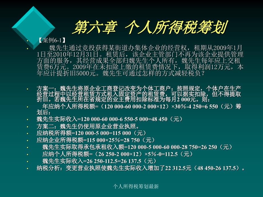 个人所得税筹划课件_第1页