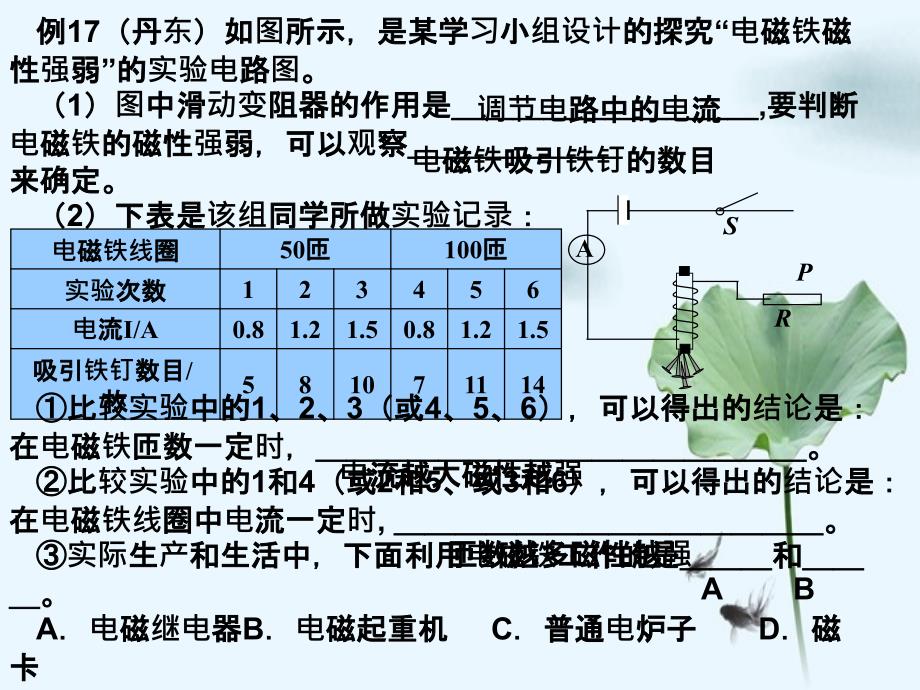 初三物理第二轮专题复习实验_第2页