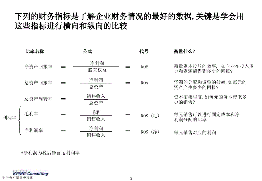 财务分析培训毕马威课件_第4页