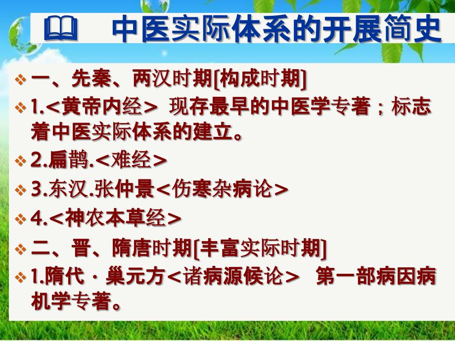 中医理论体系的发展简史ppt课件_第3页