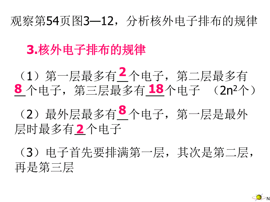 人教版九年级化学上册第三单元课题2原子的结构第2课时_第4页