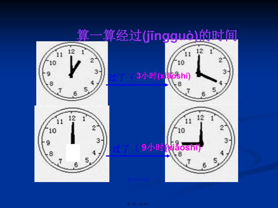 三年级上册经过时间计算学习教案_第2页