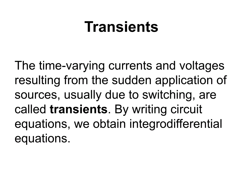 电路与电子技术：Chapter-4 Transients_第3页