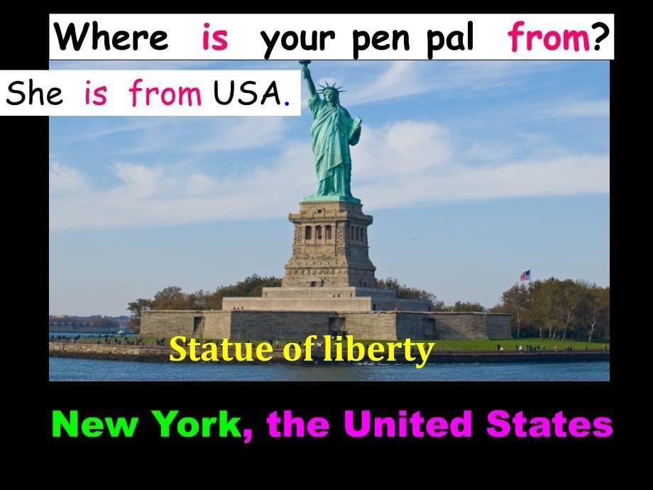 初一英语下册_Unit_6_Where&#39;s_your_pen_pal_from_整个单元课件1_第5页