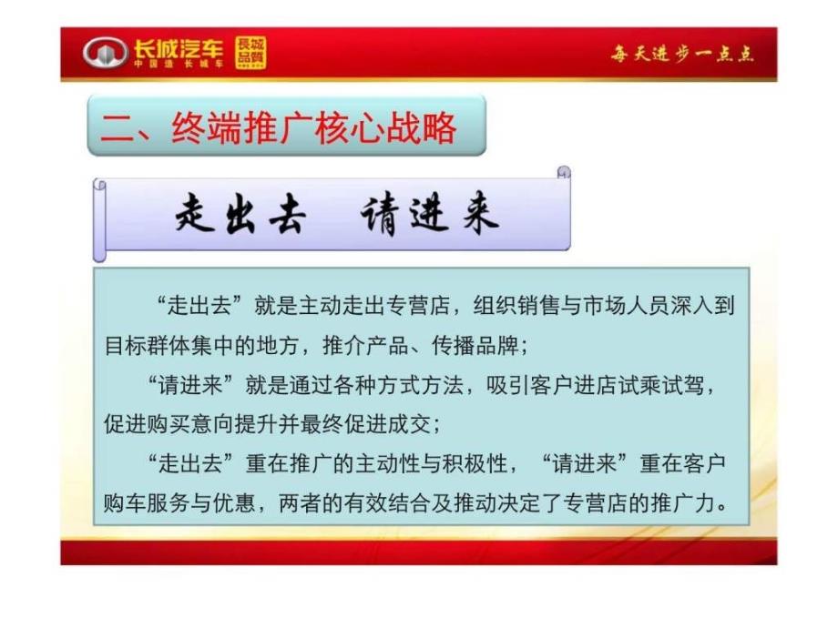 长城汽车终端推广活动“王”牌战术_第4页